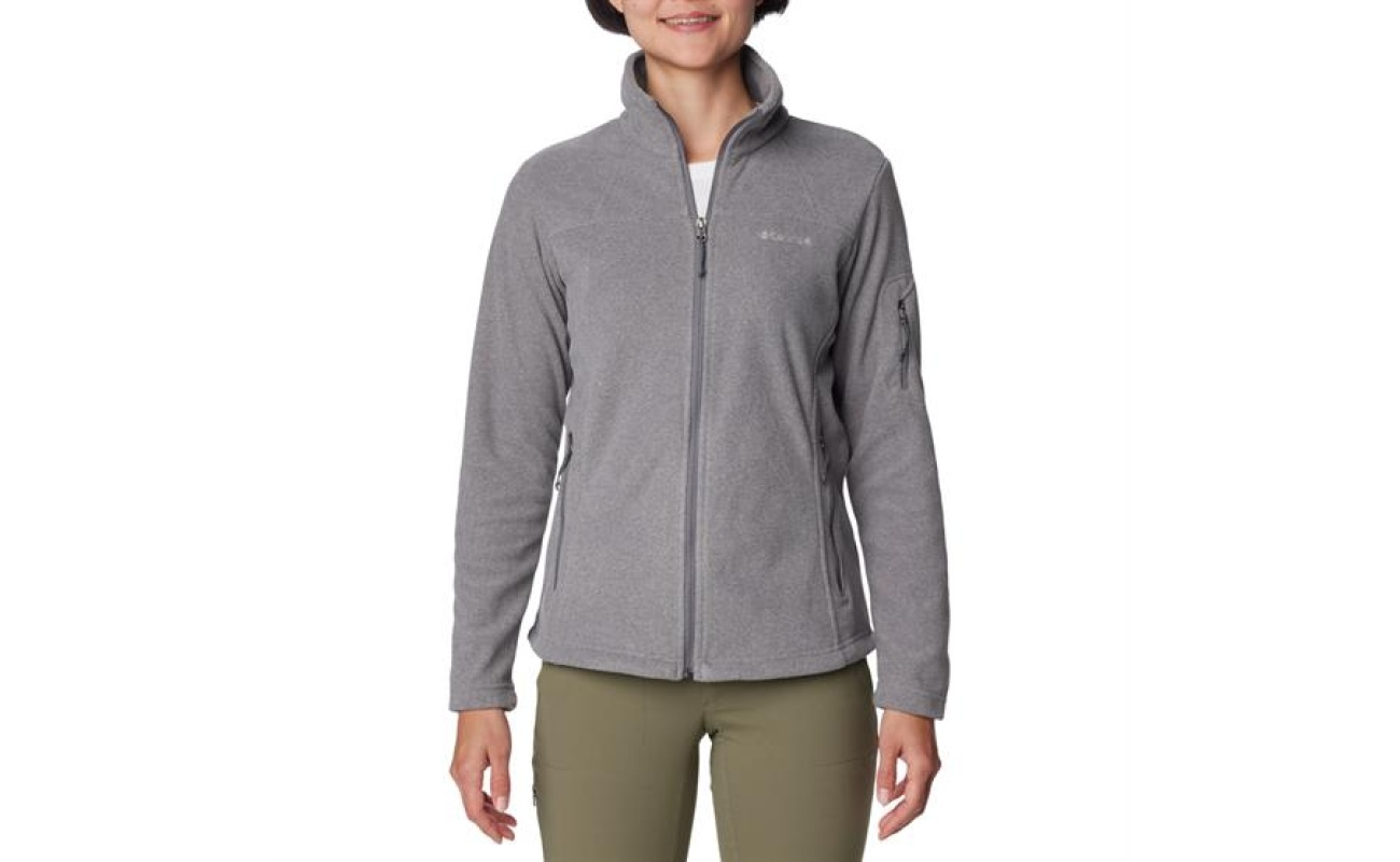 Columbia Fast Trek II Jacket Womens, City Grey Heather / Grey