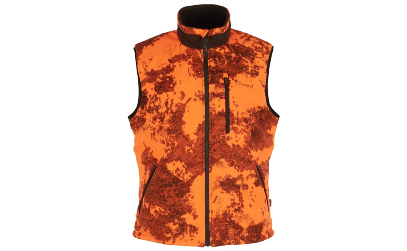 Pinewood Småland vendbar vest (Strata Blaze/H.Green, 3XL)