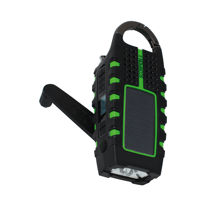 Prepper nødradio med håndtag til strøm Prepper nødradio med håndtag til strøm