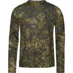 Seeland Active Camo L/S t-shirt (InVis Green, L)
