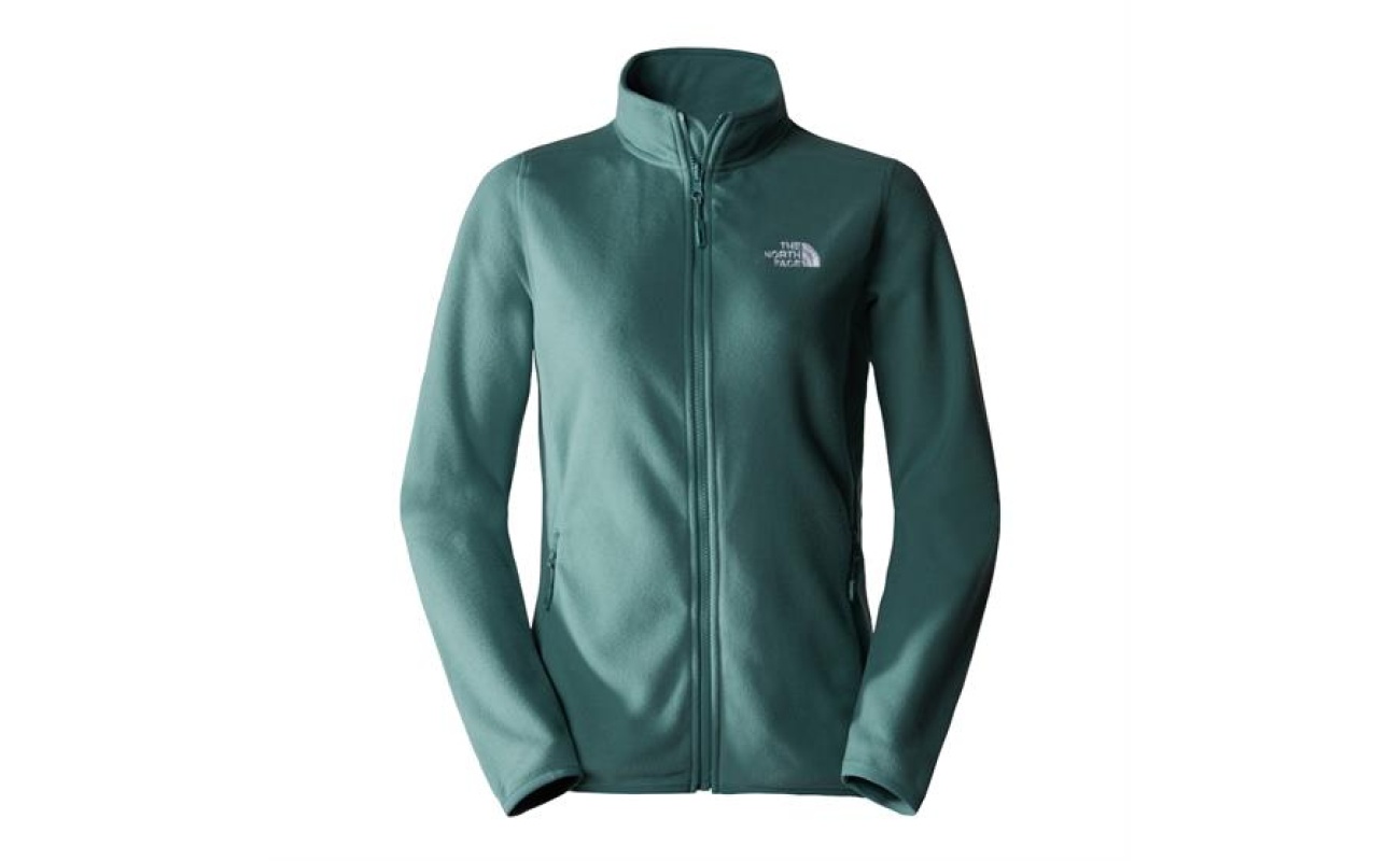 The North Face Womens 100 Glacier FZ, Dark Sage