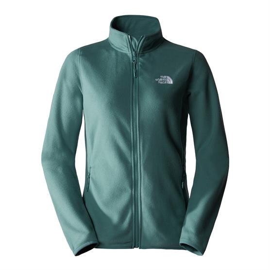 The North Face Womens 100 Glacier FZ, Dark Sage The North Face Womens 100 Glacier FZ, Dark Sage