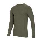 Uldundertøj, langærmet undertrøje, merinould, grøn - 3XL