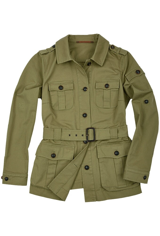 Franken & Cie Safari jakke, twill, dame - 40 Franken & Cie Safari jakke, twill, dame - 40