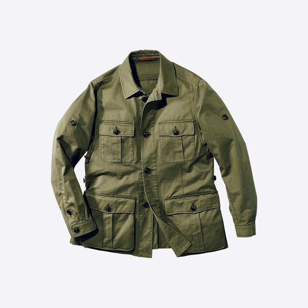 Franken & Cie Safari jakke, twill, herre - 58 Franken & Cie Safari jakke, twill, herre - 58