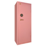 SP88 Våbenskab 16 våben kodelås Pink - Gold edition